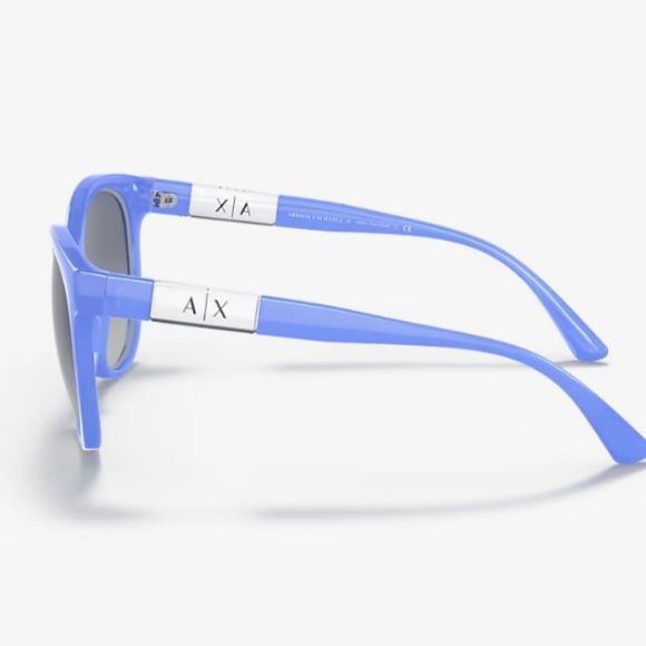 Armani Exchange AX41208 Fashion 54MM Opaline Blue Sunglasses main image 6
